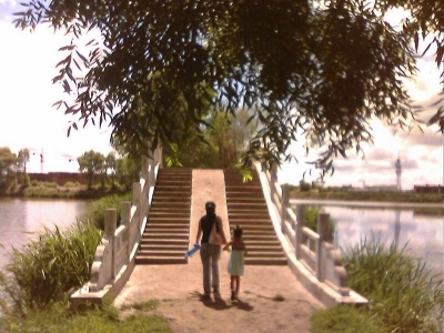 银湖岛的小桥
